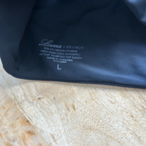 Lovers+ Friends Cyan Black Women's Swimwear Set - Picture 4 of 4